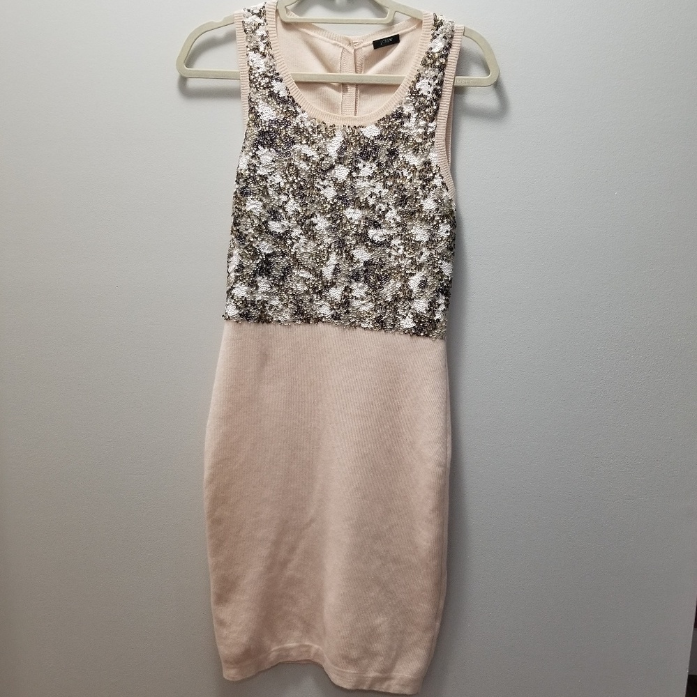 So Soft! J Crew Sequin Sweater Dress